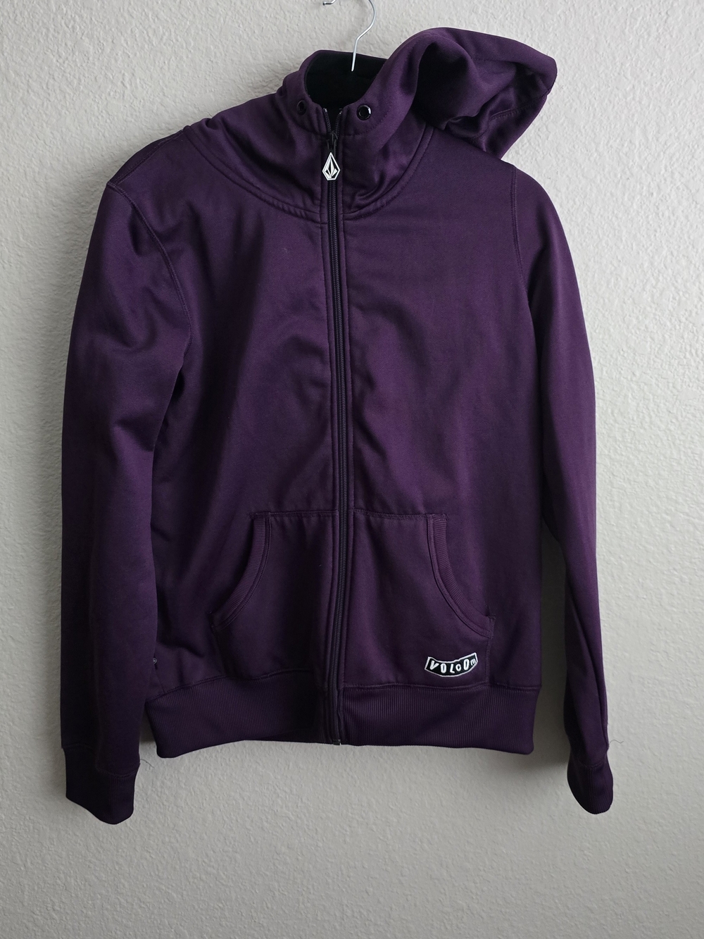 Volcom Womens' Purple Zip-Up Hoodie